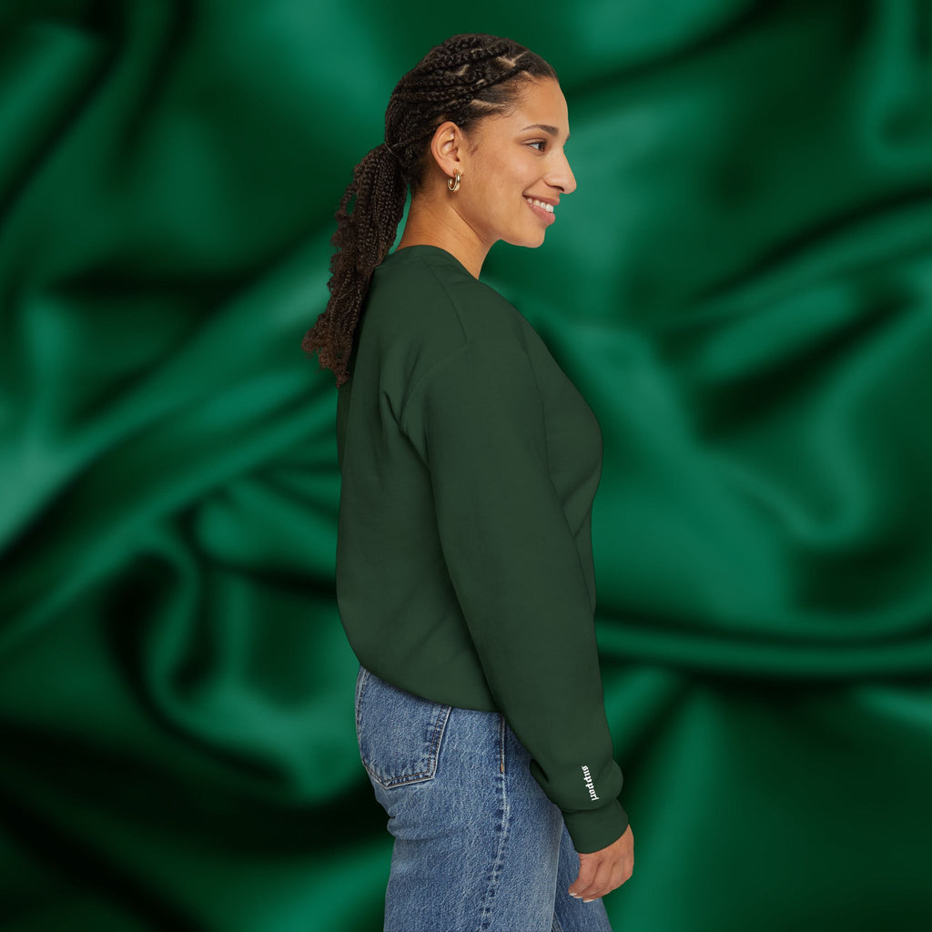 333 Support Crewneck - Minimalist Embroidered Sweatshirt