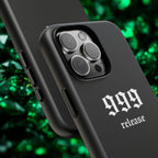 999 Release Tough Phone Case — Minimal Black Protective Cover