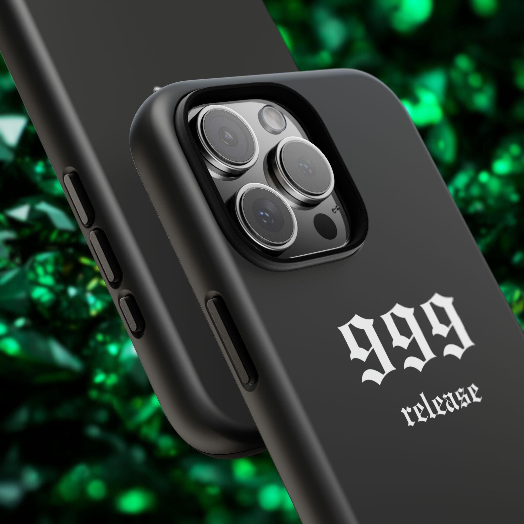 999 Release Tough Phone Case — Minimal Black Protective Cover