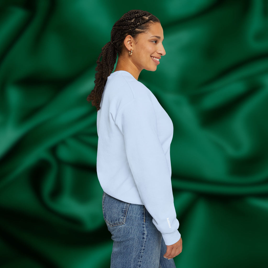 888 Balance Crewneck - Minimalist Embroidered Sweatshirt