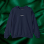 888 Balance Crewneck - Minimalist Embroidered Sweatshirt