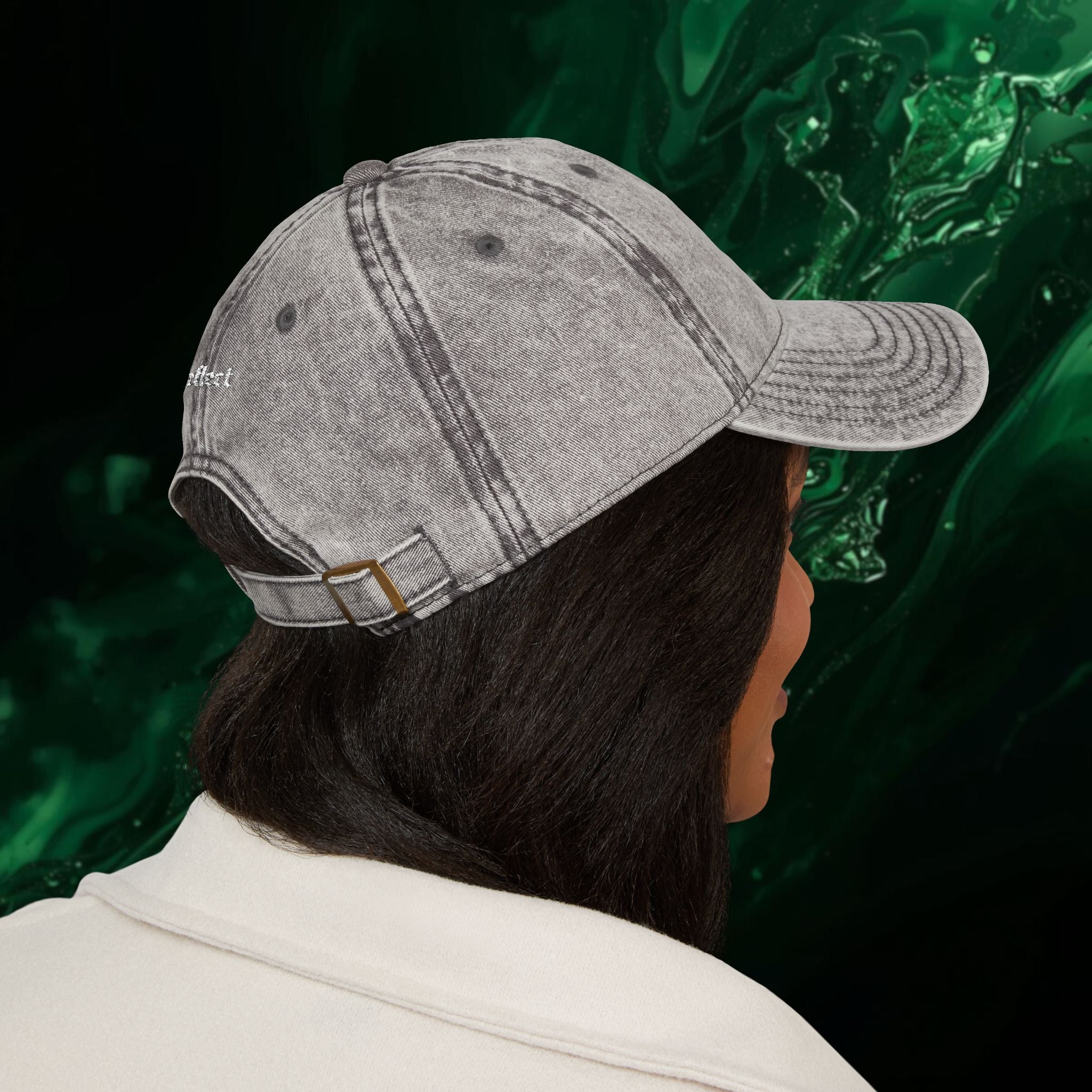 666 Reflect - Minimalist Embroidered Vintage Cap