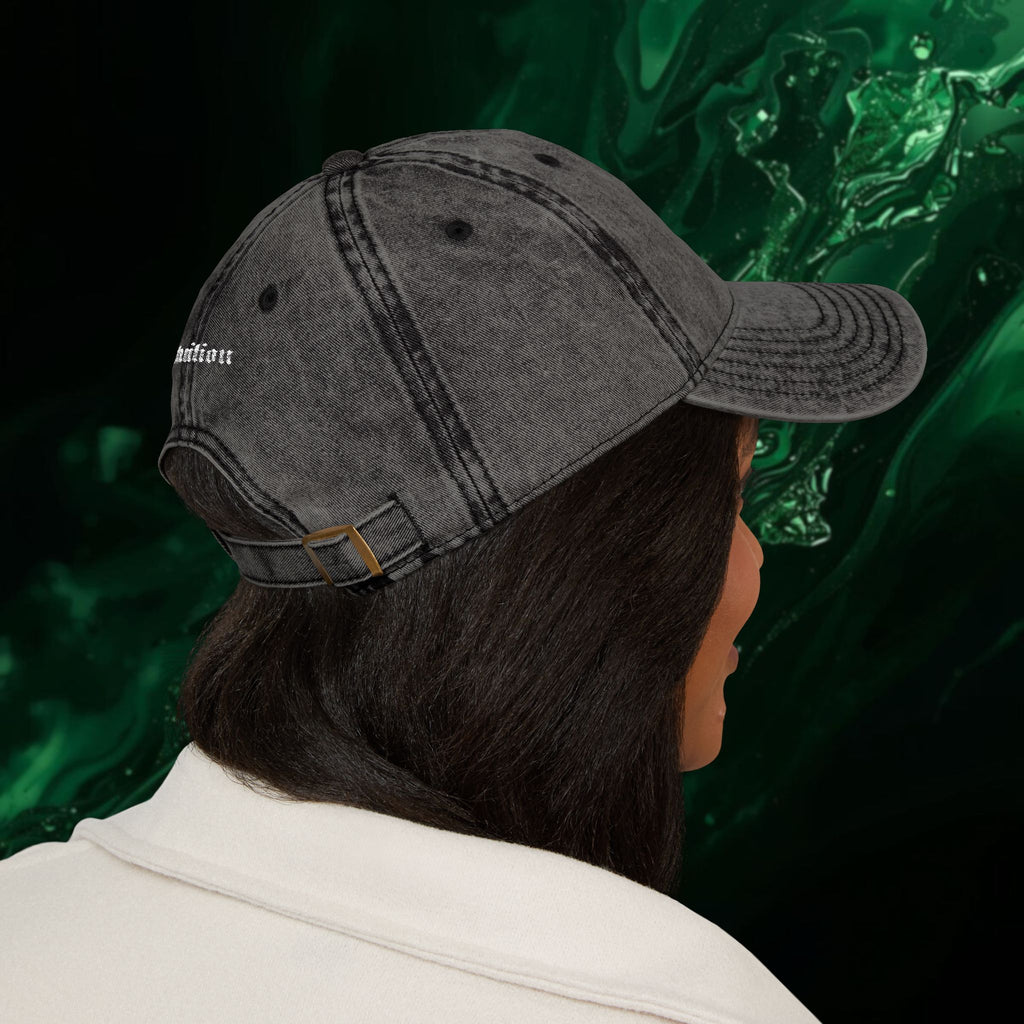 111 Intuition - Minimalist Embroidered Vintage Cap