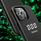 888 Balance Tough Phone Case — Minimal Black Protective Cover