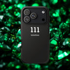 111 Intuition Tough Phone Case — Minimal Black Protective Cover
