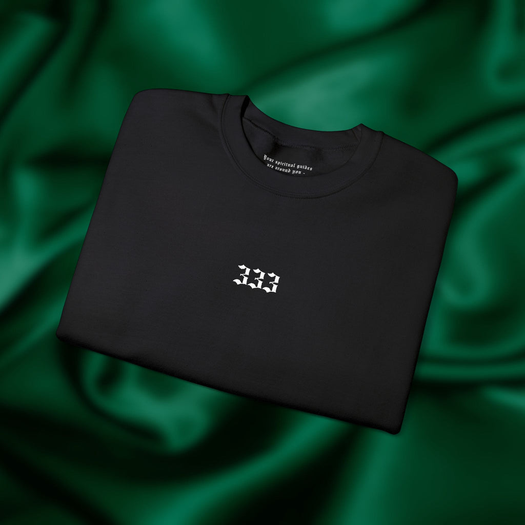 333 Support Crewneck - Minimalist Embroidered Sweatshirt