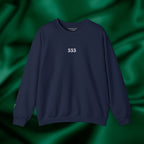 555 Change Crewneck - Minimalist Embroidered Sweatshirt