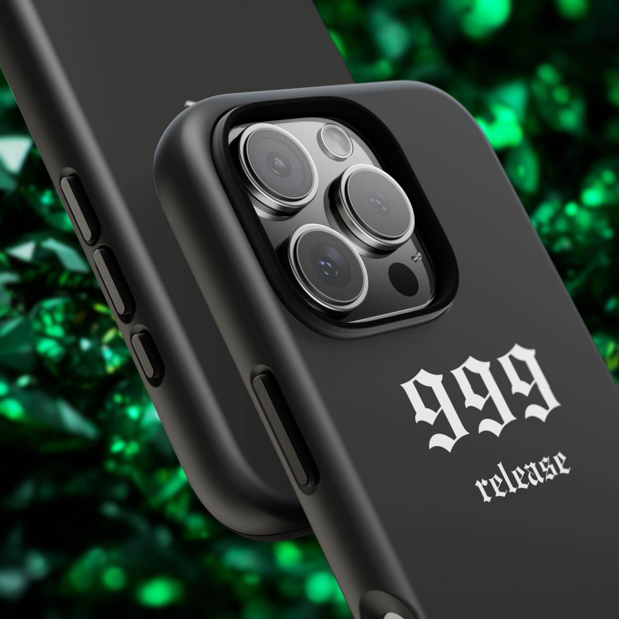 999 Release Tough Phone Case — Minimal Black Protective Cover