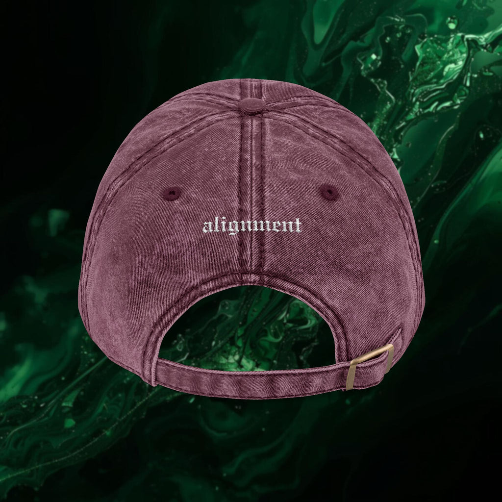 222 Alignment - Minimalist Embroidered Vintage Cap