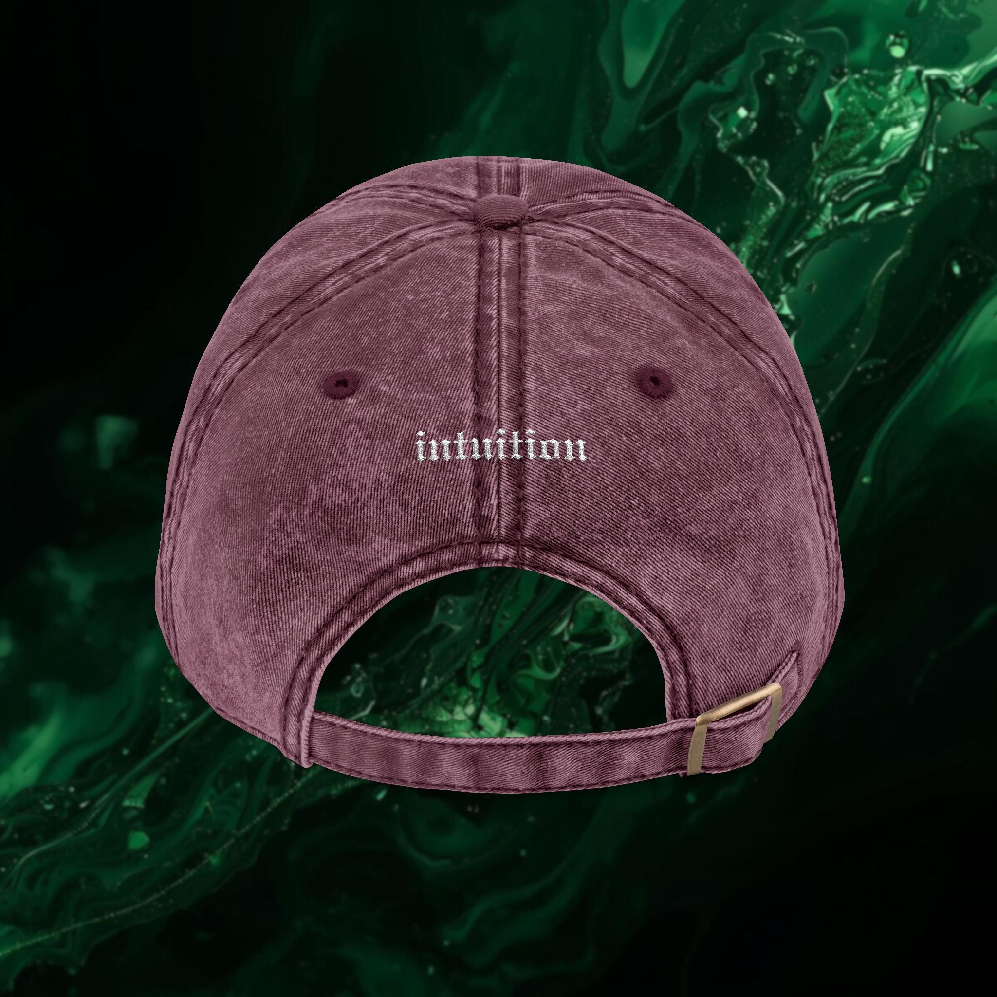 111 Intuition - Minimalist Embroidered Vintage Cap