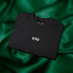 666 Reflect Crewneck - Minimalist Embroidered Sweatshirt