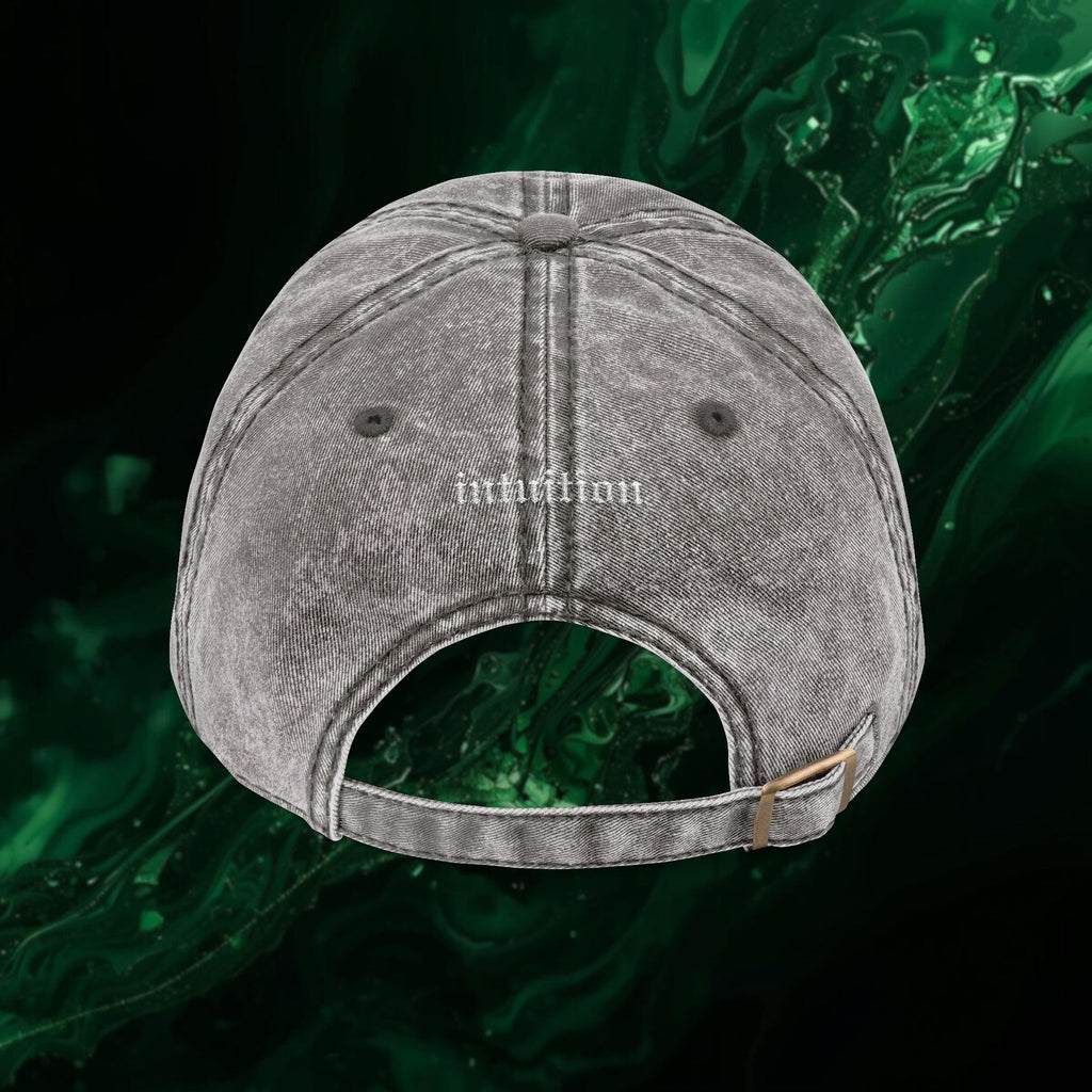 111 Intuition - Minimalist Embroidered Vintage Cap