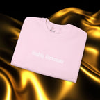 Highly Fortunate Embroidered Sweatshirt | Minimalist Yet Intentional Affirmation Crewneck