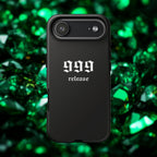 999 Release Tough Phone Case — Minimal Black Protective Cover