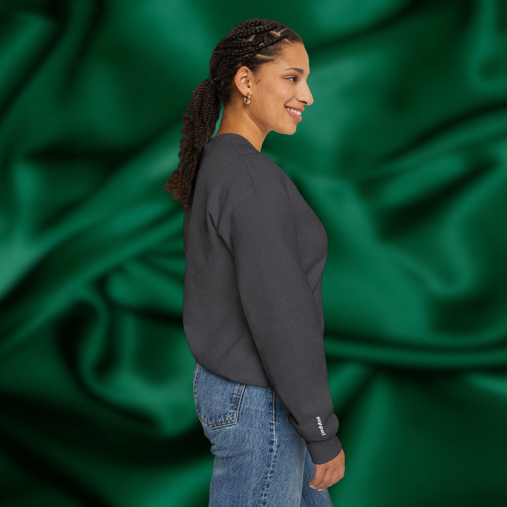 333 Support Crewneck - Minimalist Embroidered Sweatshirt