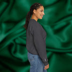 555 Change Crewneck - Minimalist Embroidered Sweatshirt