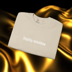 Highly Intuitive Embroidered Sweatshirt | Minimalist Yet Intentional Affirmation Crewneck