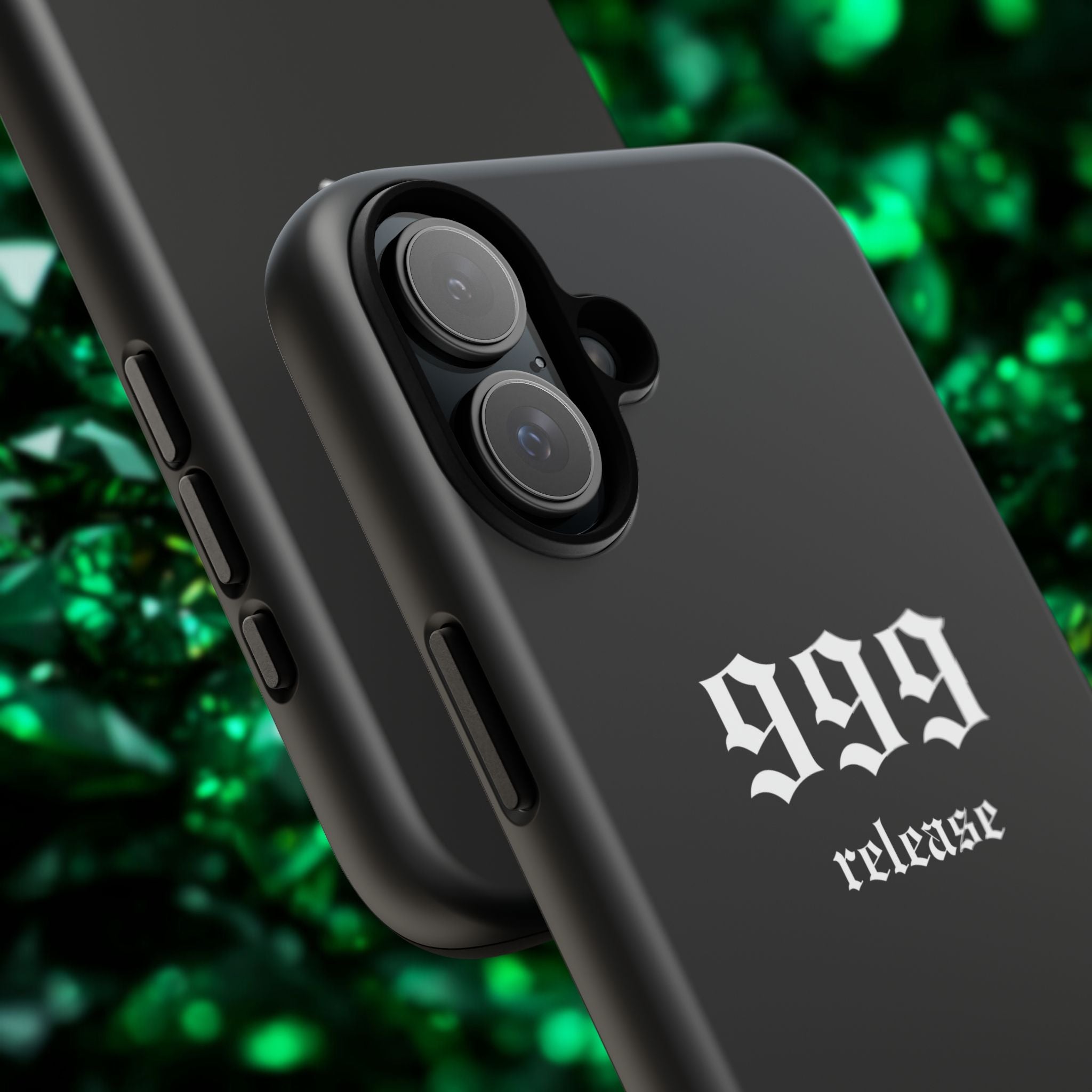 999 Release Tough Phone Case — Minimal Black Protective Cover