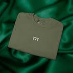 777 Luck Crewneck - Minimalist Embroidered Sweatshirt